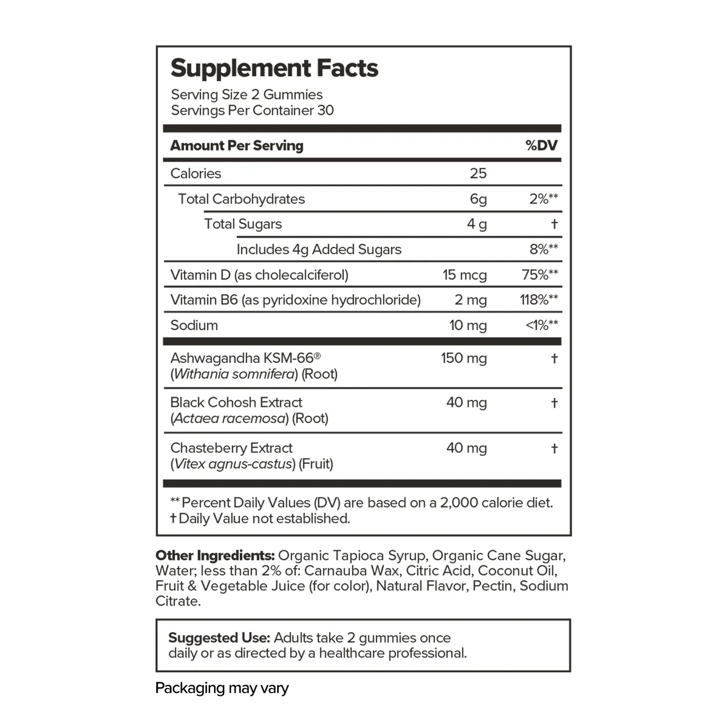 Menopause Vitamin Capsules